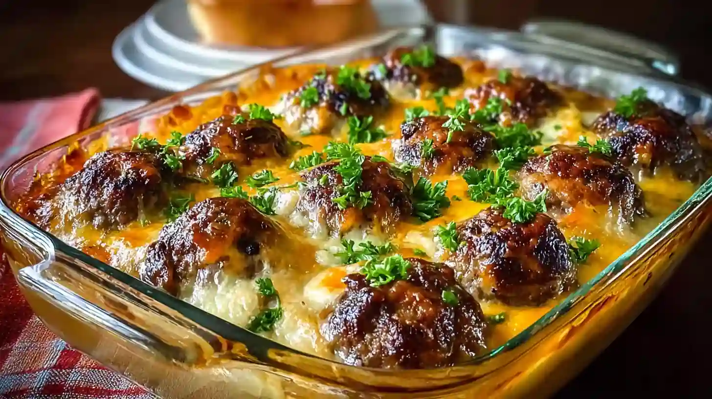 Amish Hamburger Steak Bake (Easy Comfort Dinner)