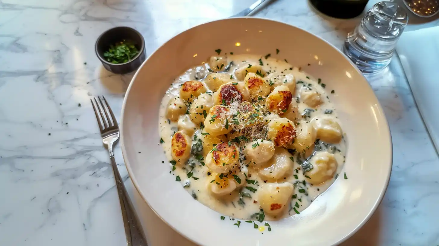 Millionaire Gnocchi with Creamy Parmesan Sauce (Easy Comfort Dinner)